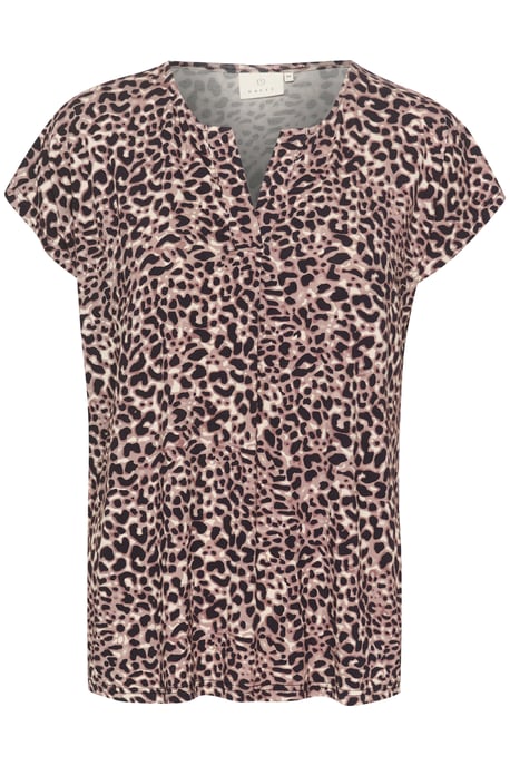 T-shirt Regular fit Black/brown Leo Print - Image 3