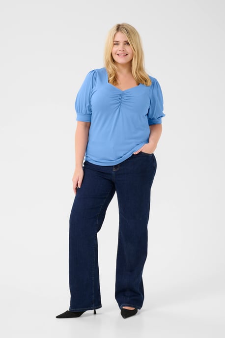 T-shirt Tight fit Ebb and Flow blue - Image 1