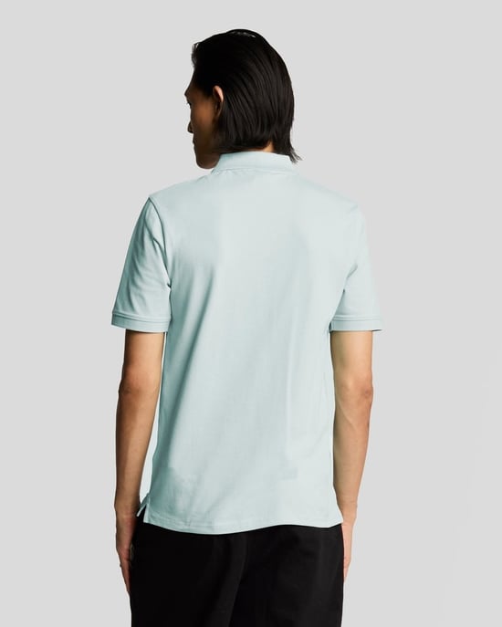 Lyle & Scott Plain Polo Shirt - Green - Image 3