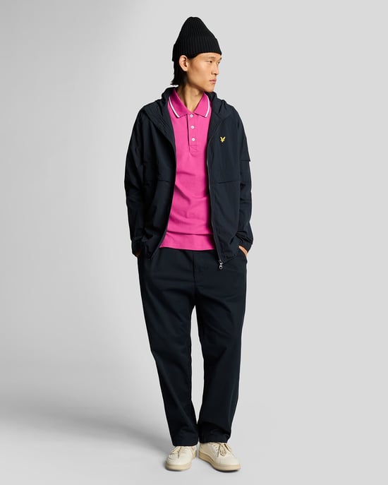 Lyle & Scott Polo Shirt met Tipped - Turquoise - Image 2