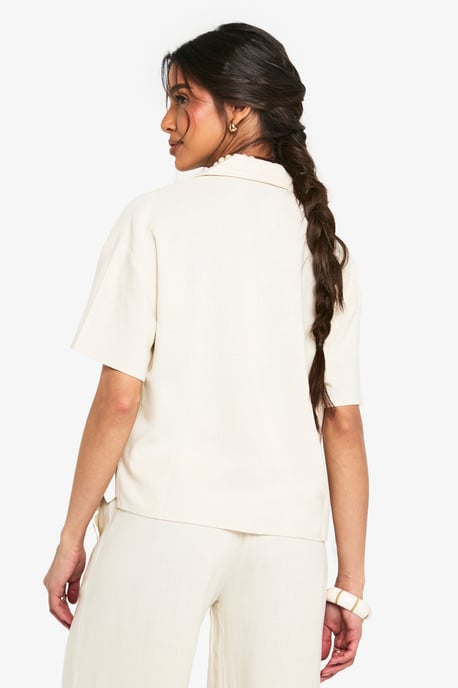 Premium Linen Short Sleeve Shirt - Image 2
