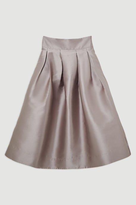 Twill Woven Prom Maxi Skirt - Image 4