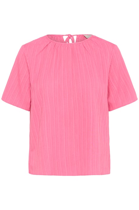 Blouse with short sleeve Regular fit Azalea Pink CC - Image 4