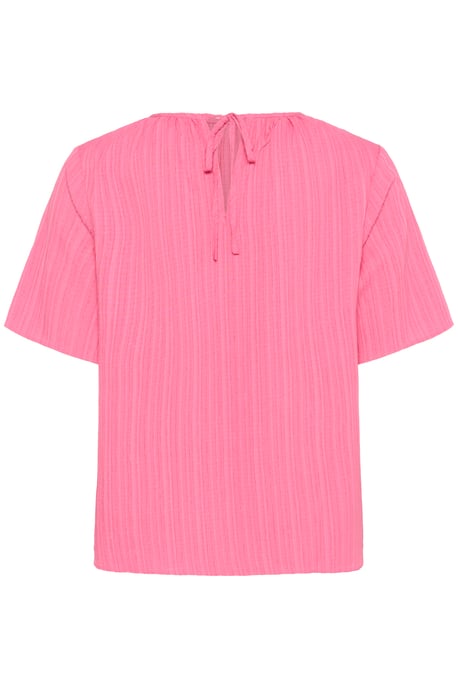 Blouse with short sleeve Regular fit Azalea Pink CC - Image 5