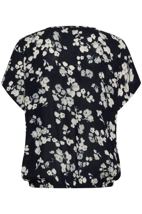 Blouse with short sleeve Relaxed fit Marine Flower - Image 5