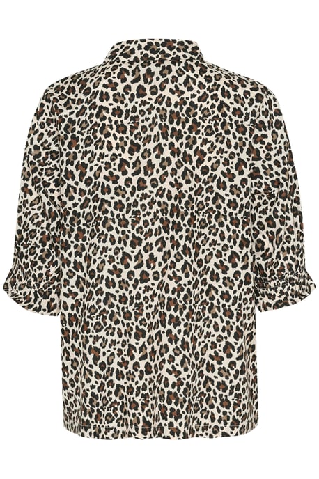 Blouse with short sleeve Regular fit Multi Color Leo Print - Image 5