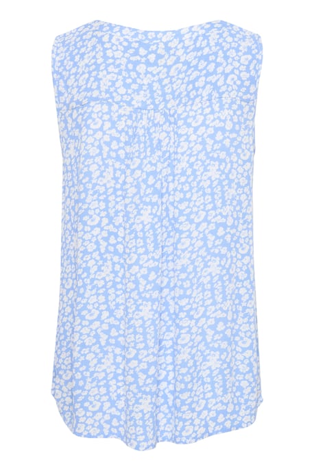 Sleeveless blouse Regular fit Vista Blue / Chalk Flower - Image 5