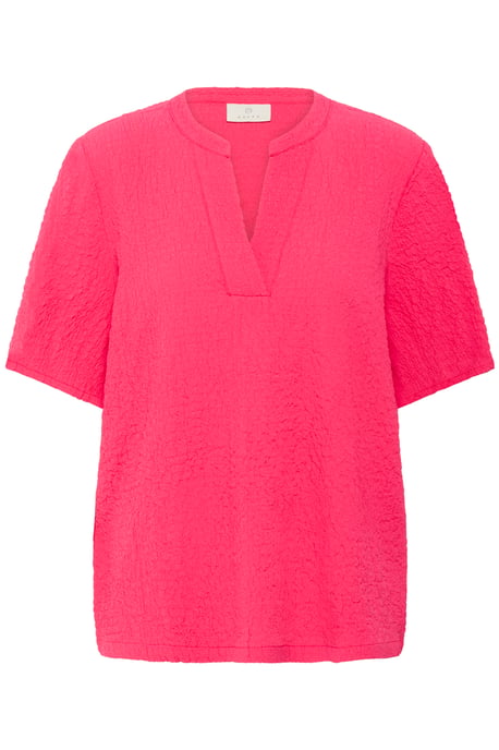 Blouse with short sleeve Regular fit Raspberry - Image 5