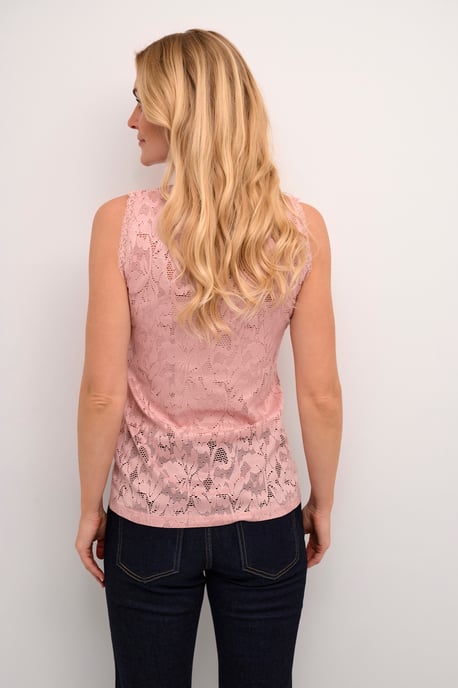 Sleeveless blouse Relaxed fit Pale Mauve - Image 3