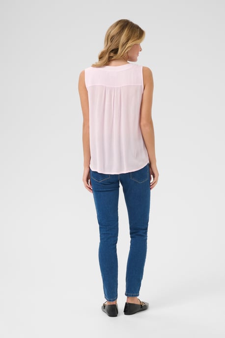 Sleeveless blouse Regular fit Lilac Snow - Image 2