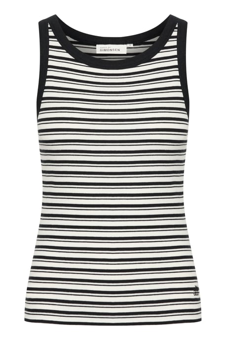 Jersey top Slim fit Ova black stripe - Image 4