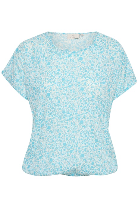Mouwloos shirt Loose fit Blue Atoll Petit Fleur floral - Image 4