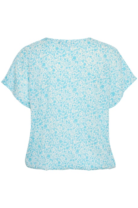 Mouwloos shirt Loose fit Blue Atoll Petit Fleur floral - Image 5