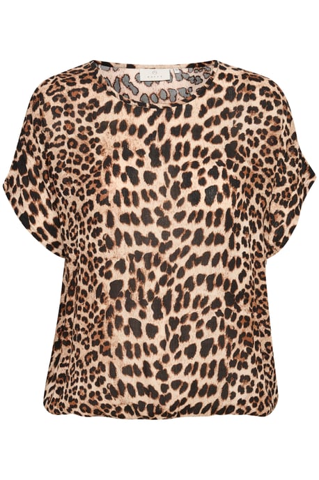 Sleeveless blouse Loose fit Classic Leopard - Image 4