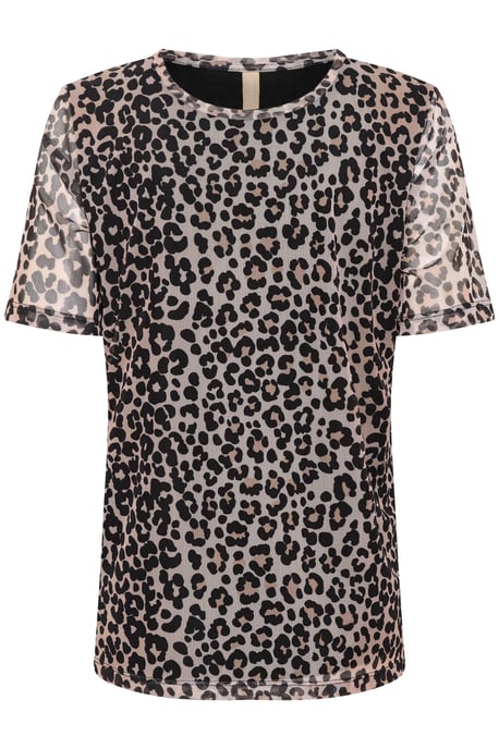 Blouse with short sleeve Casual fit Leopard - Image 4