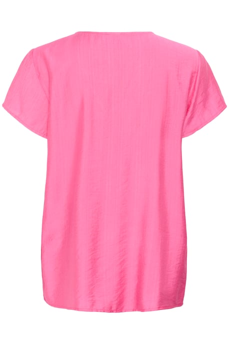 Blouse with short sleeve Regular fit Azalea Pink CC - Image 5