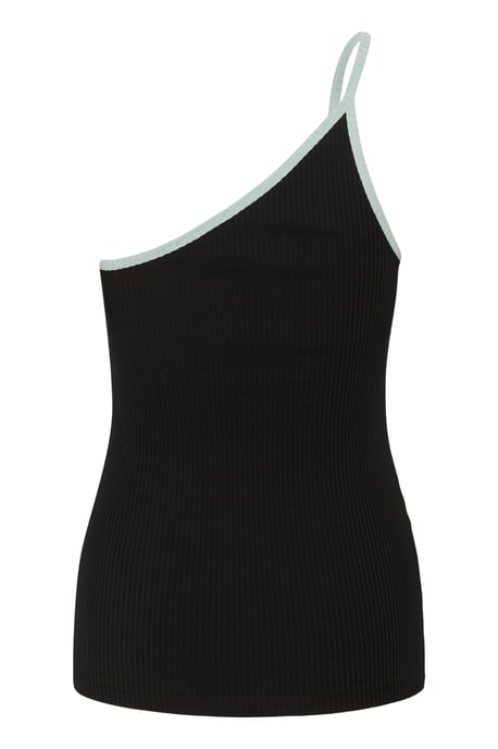 Jersey top Slim fit Black with Silver Blue - Image 5