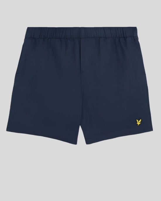 Lyle & Scott Linen Deck Shorts - Dark Navy - Image 3