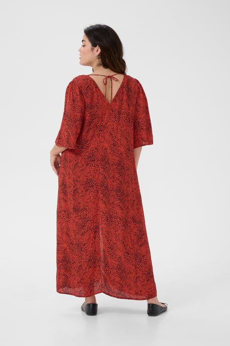 Dress A-shape Grenadine Graphic Animal - Image 3