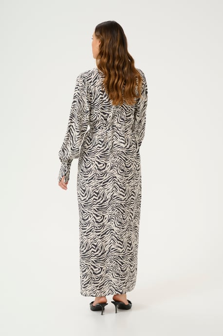 Dress Loose fit Black Oyster/Moonstruck Animal - Image 3