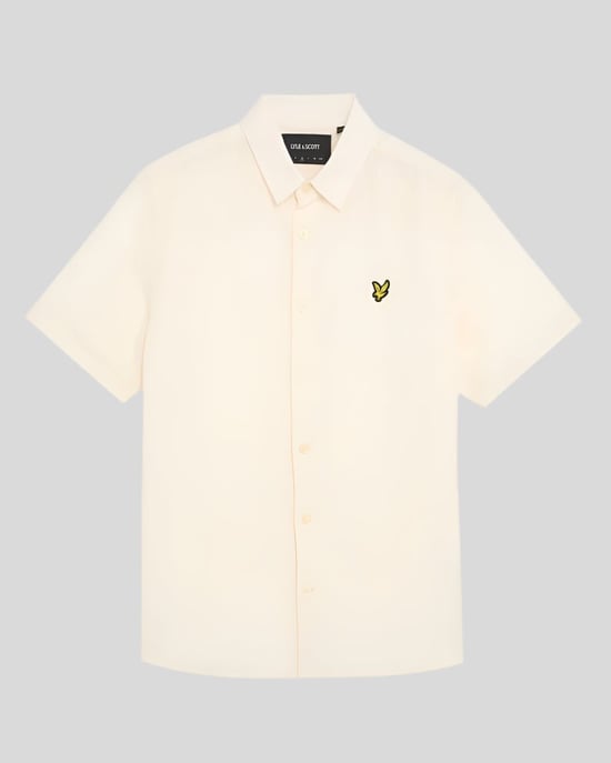 Lyle & Scott Hennep Korte Mouwen Shirt - Beige - Image 5