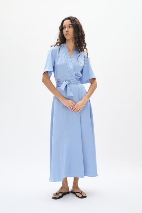 Dress Feminine Silhouette Blue Serenity - Image 3