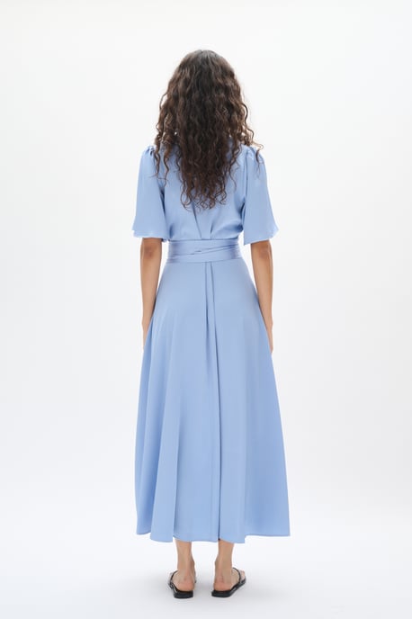 Dress Feminine Silhouette Blue Serenity - Image 5