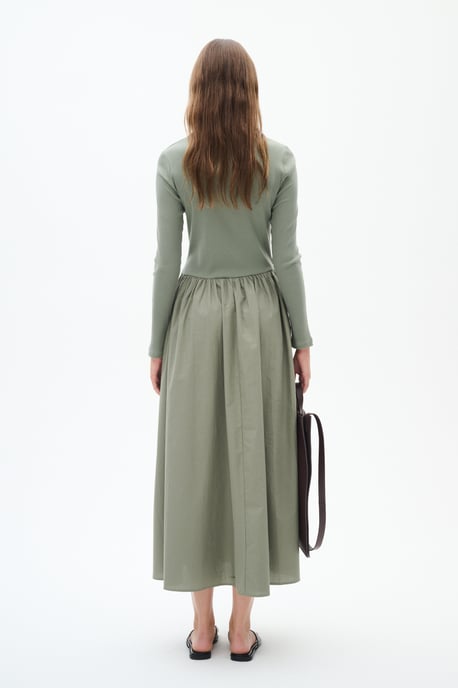 Dress Slim fit Agave Green - Image 4
