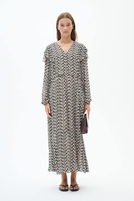 Dress Feminine Silhouette Neutral Diffused Wall - Image 1