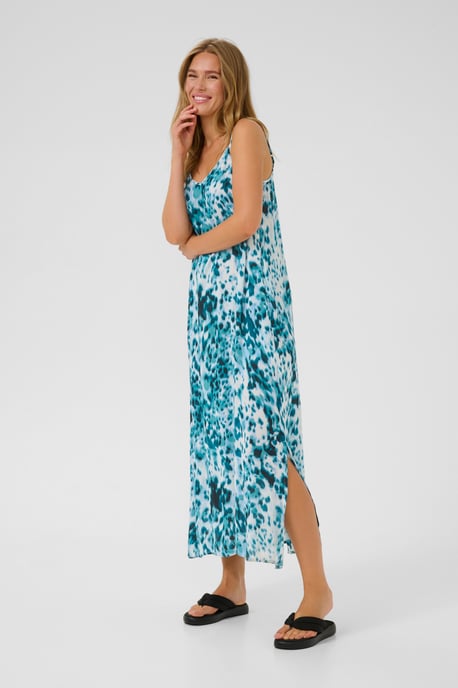 Dress Regular fit Teal Leopard Print - Image 2