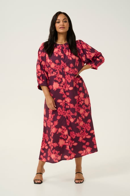 Dress Regular fit Red Tone Graphic Print - Image 1