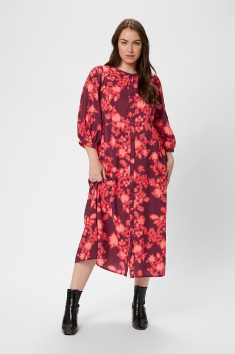 Dress Regular fit Red Tone Graphic Print - Image 3