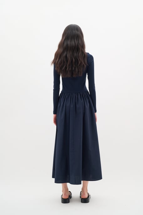 Dress Slim fit Marine Blue - Image 5