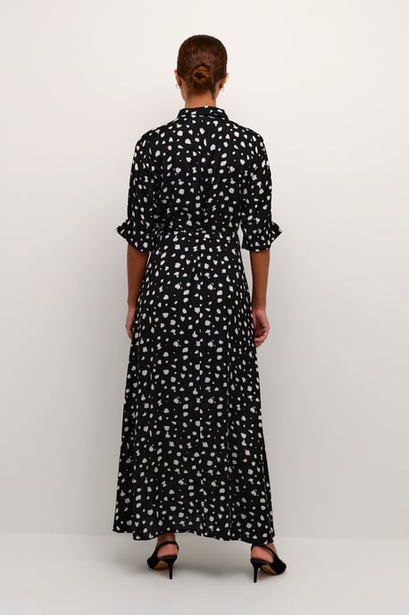 Dress Regular fit Black/White Abstract Print - Image 2