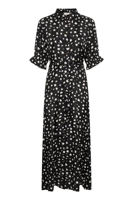 Dress Regular fit Black/White Abstract Print - Image 3