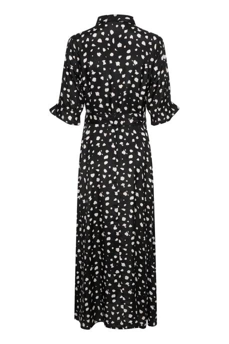 Dress Regular fit Black/White Abstract Print - Image 4