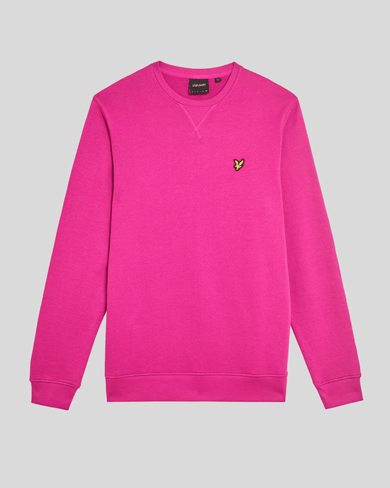 Lyle & Scott Crew Neck Sweatshirt - Fuchsia - Image 5