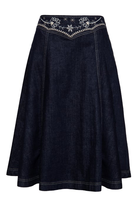 Queen Kerosin Damen Western Swingrock Denim - Image 1