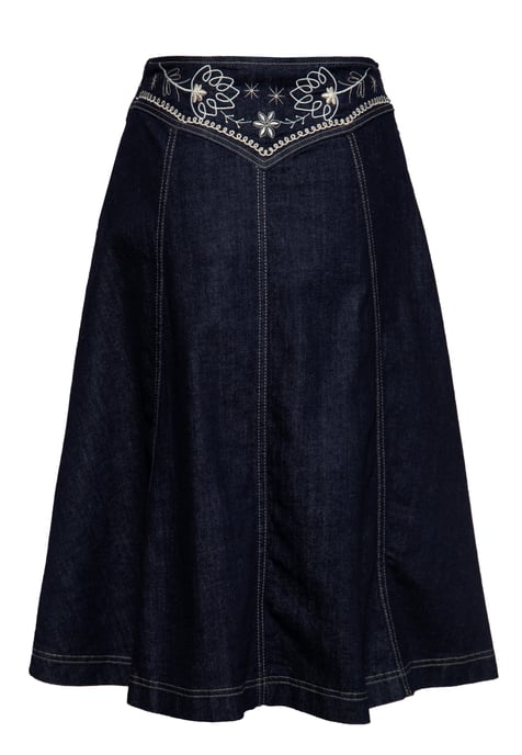 Queen Kerosin Damen Western Swingrock Denim - Image 3