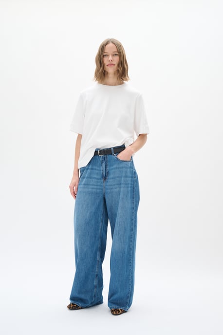 Jeans Boyfriend fit Washed Denim - Image 5