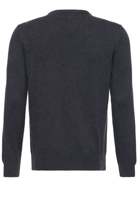 Way of Glory Herren WAY OF GLORY Herren Pullover mit Rundhals-Ausschnitt anthrazit - Image 1