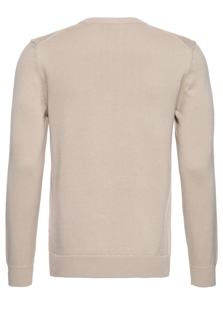 Way of Glory Herren WAY OF GLORY Herren Pullover mit V-Ausschnitt ecru - Image 2