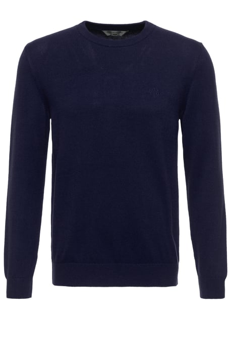 Way of Glory Herren WAY OF GLORY Herren Pullover mit Rundhals-Ausschnitt navy - Image 1