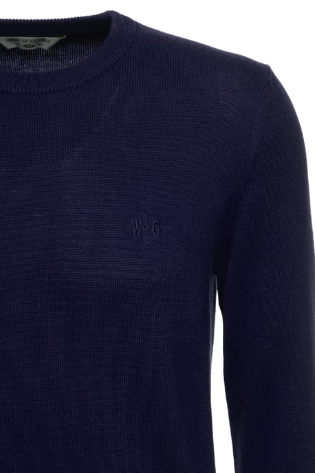 Way of Glory Herren WAY OF GLORY Herren Pullover mit Rundhals-Ausschnitt navy - Image 3
