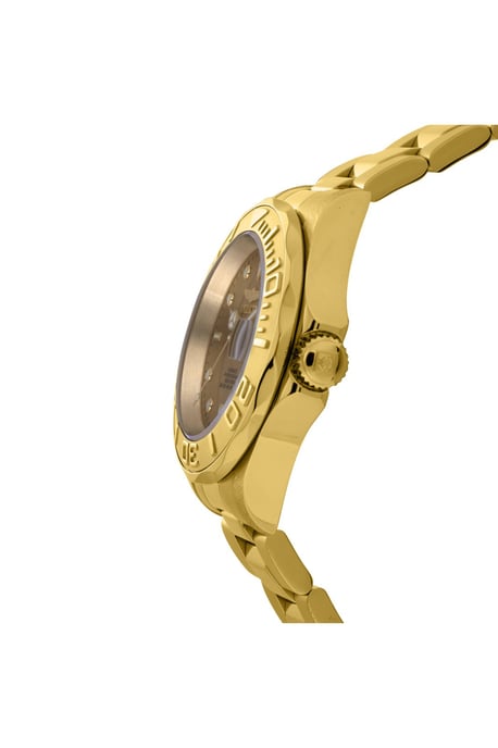 Invicta Pro Diver 13929 Heren Horloge - Automatisch Uurwerk - Roestvrij Staal met gouden Wijzerplaat - 40mm - Image 3