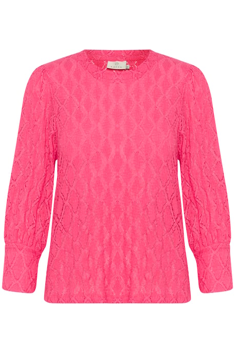 Blouse met lange mouwen Regular fit Raspberry pink - Image 4