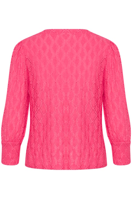 Blouse met lange mouwen Regular fit Raspberry pink - Image 5