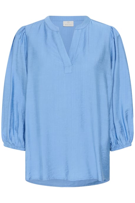 Blouse with long sleeve Regular fit Silver Lake Blue CC - Image 4