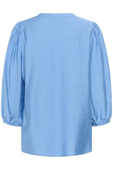 Blouse with long sleeve Regular fit Silver Lake Blue CC - Image 5