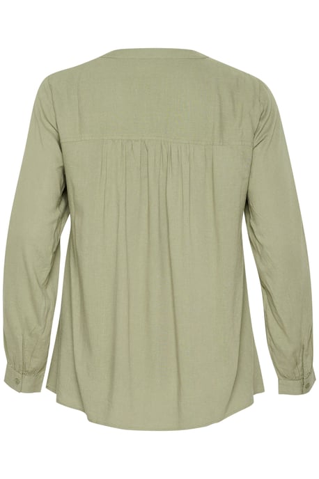 Blouse with long sleeve Regular fit Oil Green - Image 5